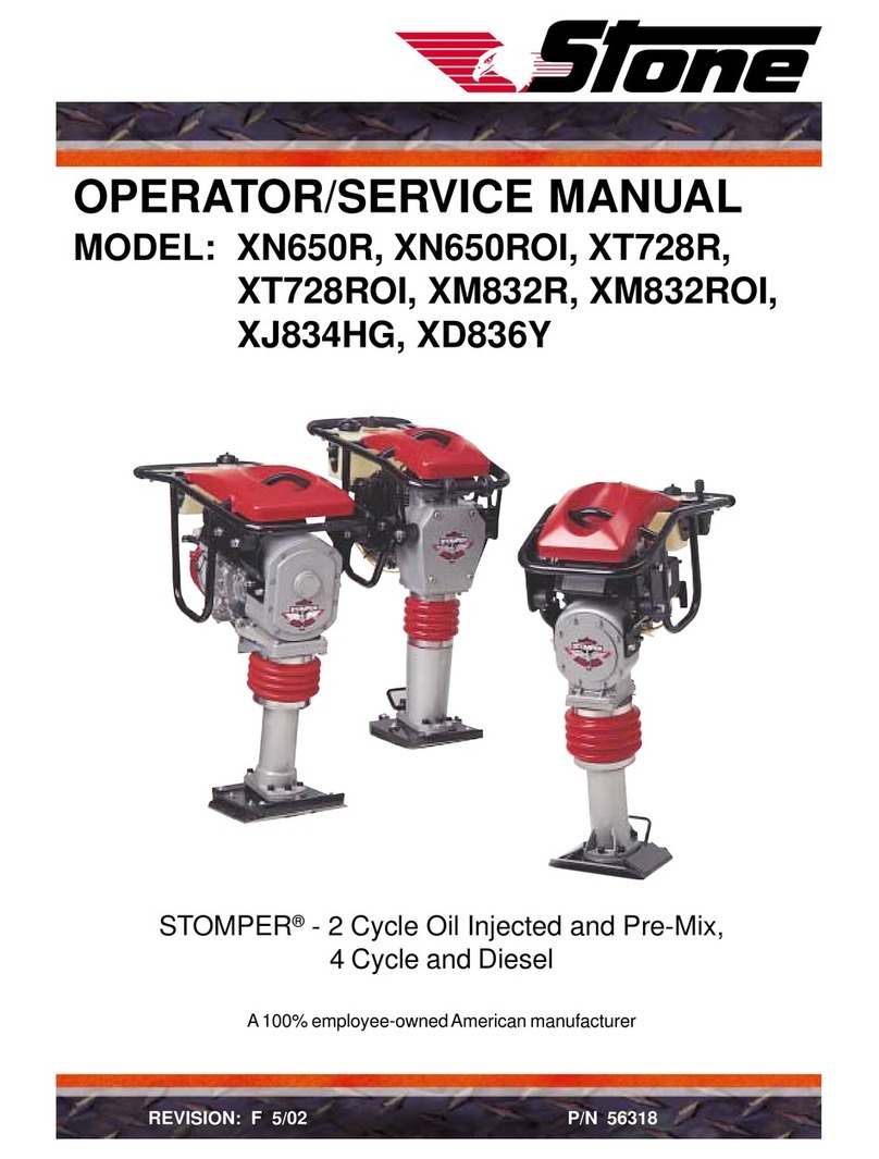 Stone XN650R Operators & service manual Stone XN650R Operators & service manual