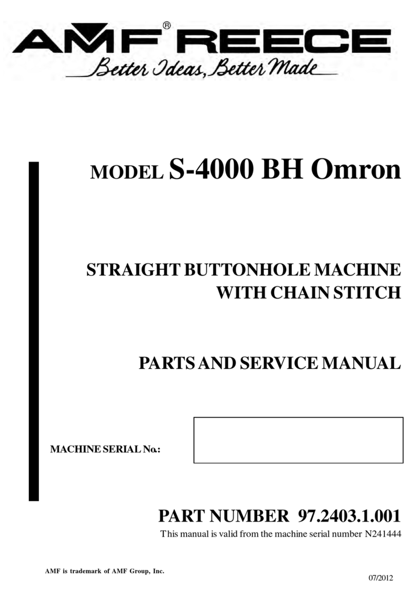 AMF S-4000 BH Omron Parts and service manual