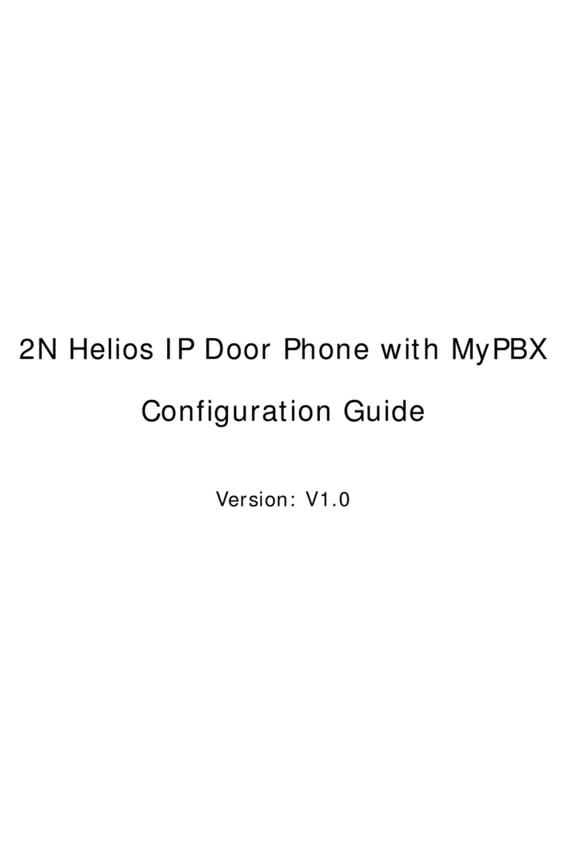 Yeastar Technology 2N Helios User manual
