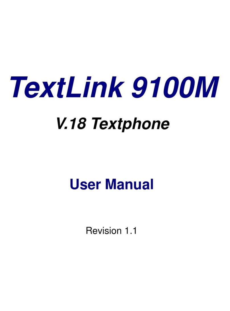 Sensory Communications TextLink 9100M user manual