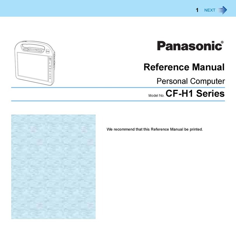 Panasonic CF-H1 Series User manual