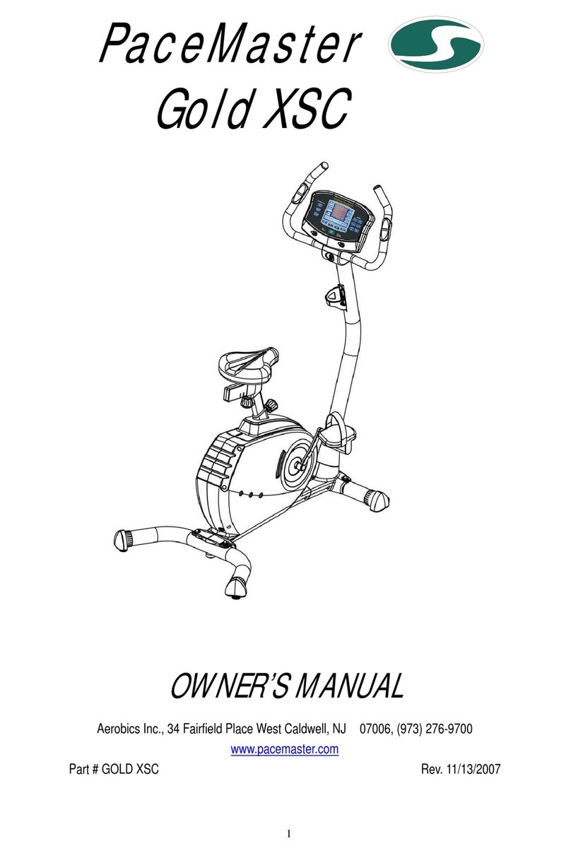 PaceMaster Gold XSC owner's manual