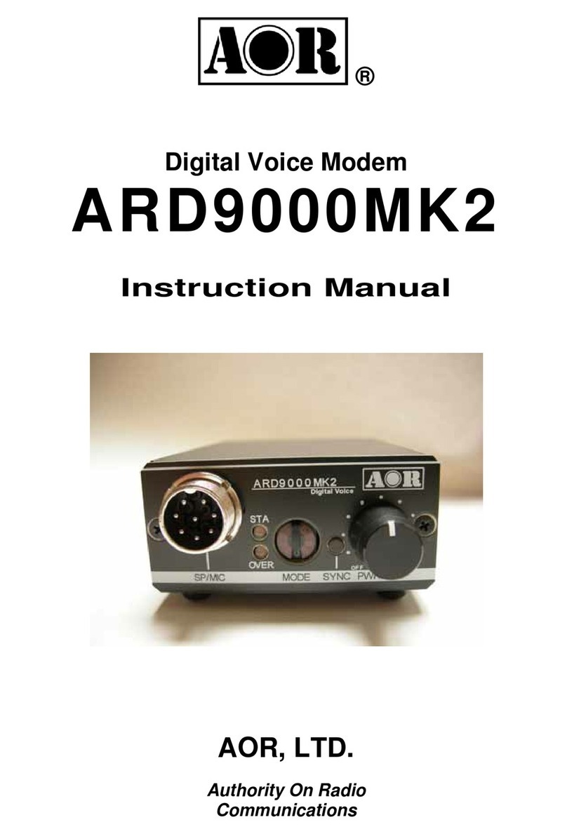 AOR ARD9000MK2 instruction manual