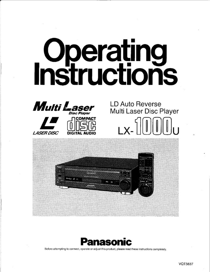 Panasonic LX-1000U operating instructions