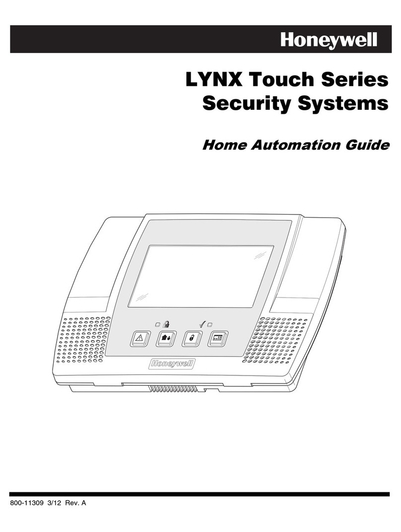 Honeywell LYNX Touch Series User manual