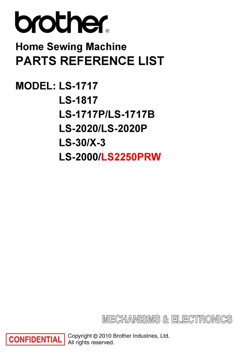 Brother LS-1717 User manual