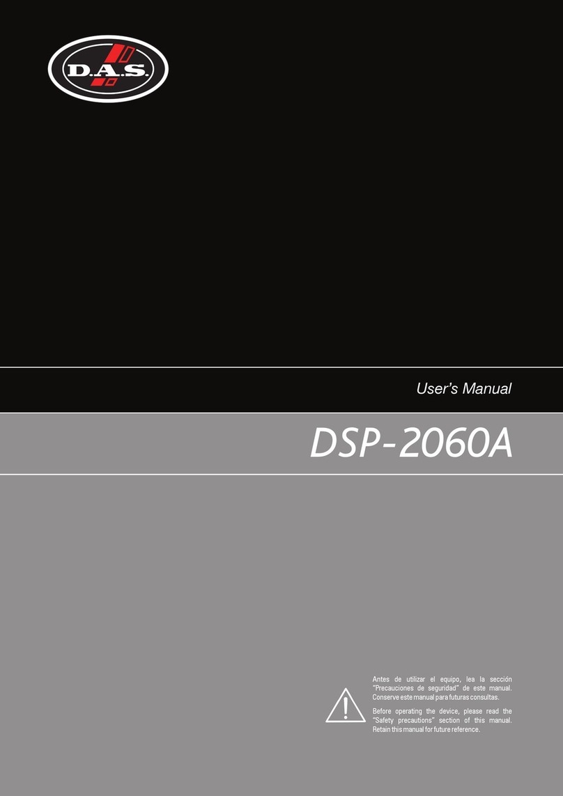 D.A.S. DSP-2060A User manual