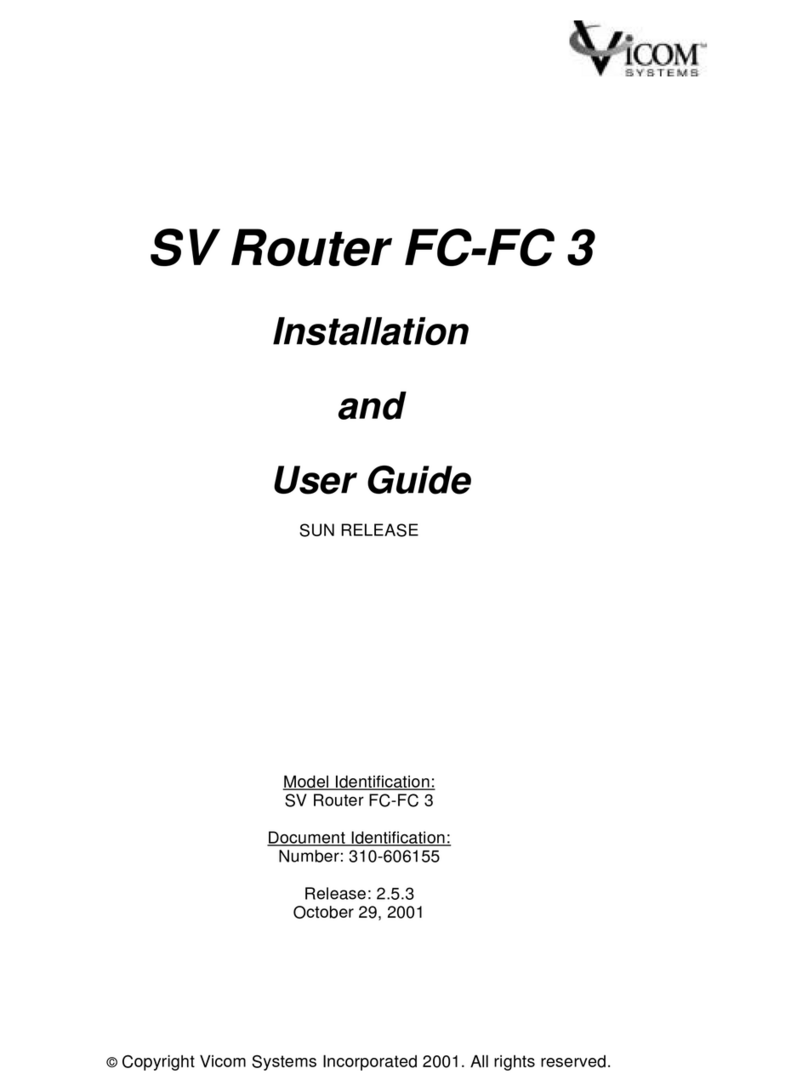 Vicom Systems FC-FC3 Installation and user guide