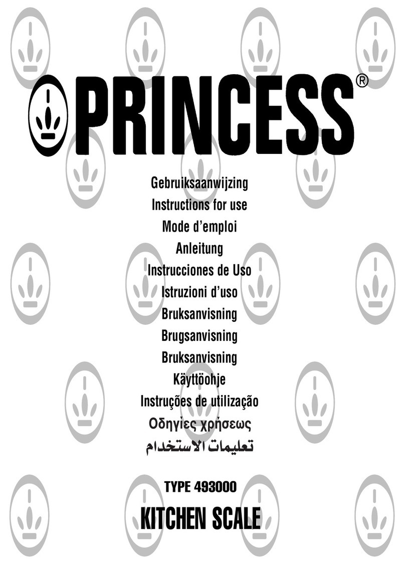 Princess 493000 Instructions for use