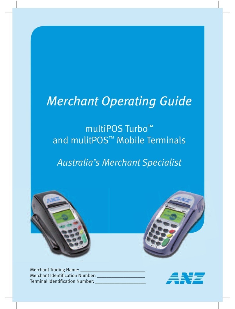 ANZ multiPOS Turbo operating instructions