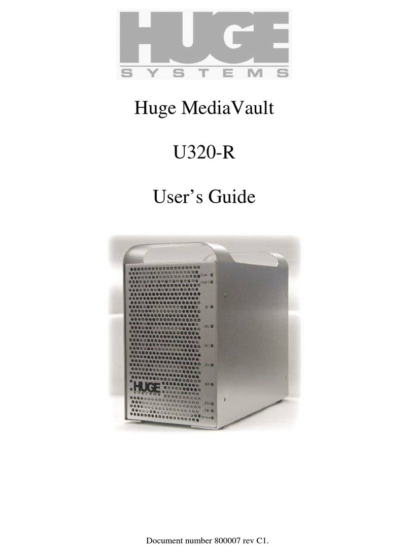 Huge Systems MediaVault U320-R user guide