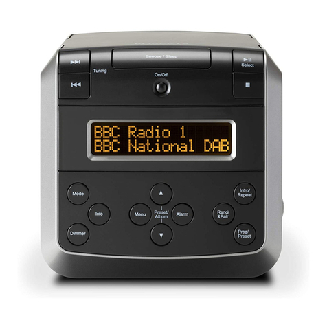 Roberts DAB/FM/CD Stereo Clock Radio user manual