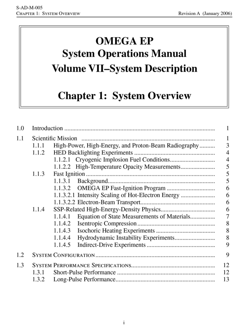 Omega Volume VII-System Description User manual