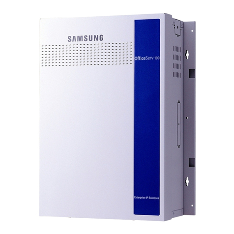 Samsung OFFICESERV 100 Series installation manual