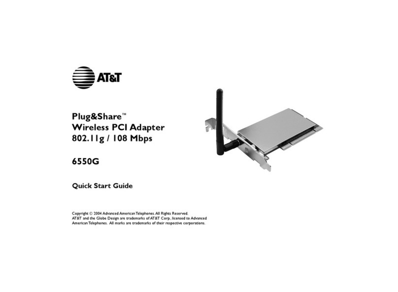 AT&T Plug&Share 6550G quick start guide AT&T Plug&Share 6550G quick start guide