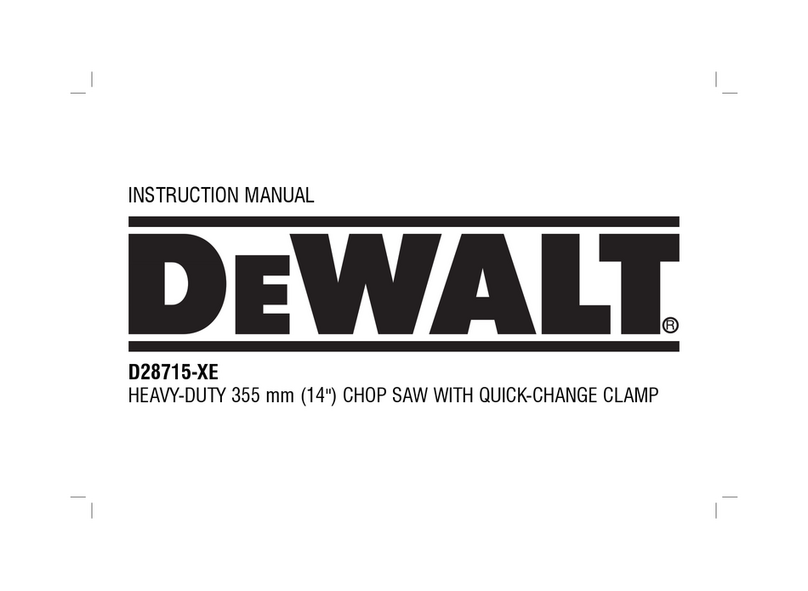 DeWalt D28715-XE User manual DeWalt D28715-XE User manual