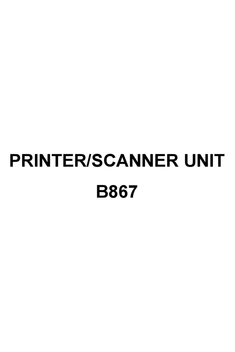 Ricoh B867 User manual