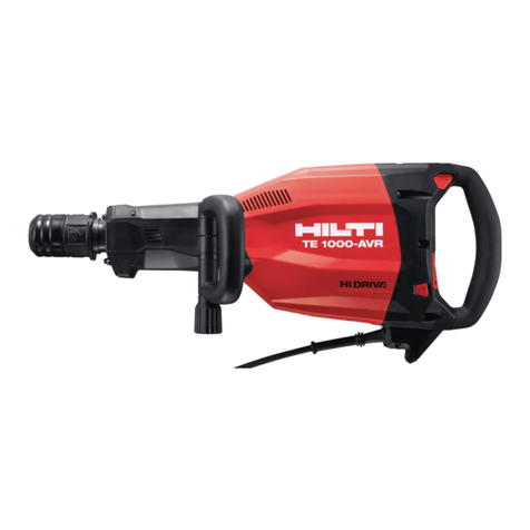 Hilti TE 1000-AVR User manual