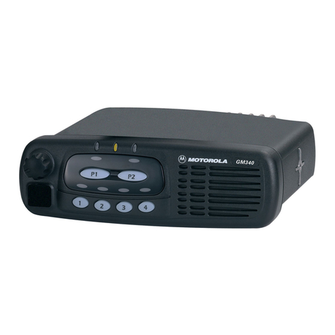 Motorola GM Series Operating and installation instructions