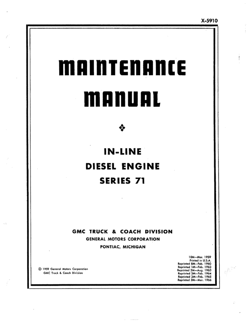 GMC 1 Series Maintenance manual