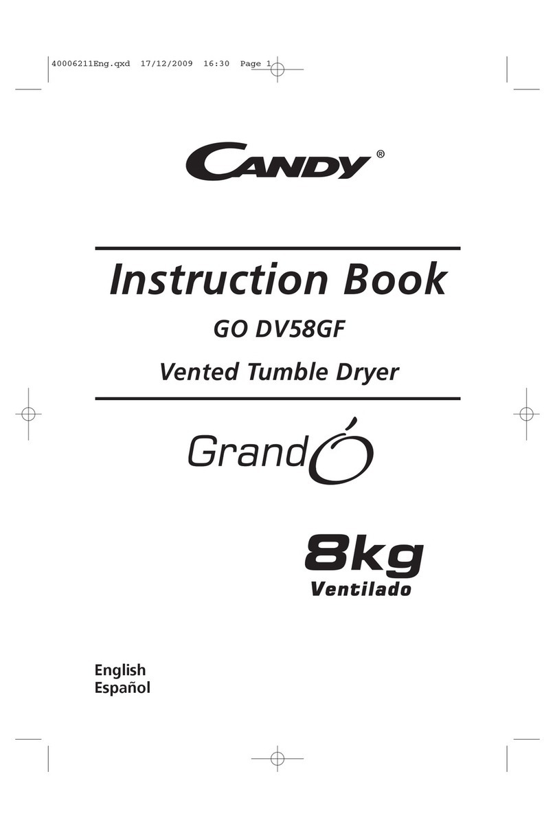 Candy GO DV58GF User manual