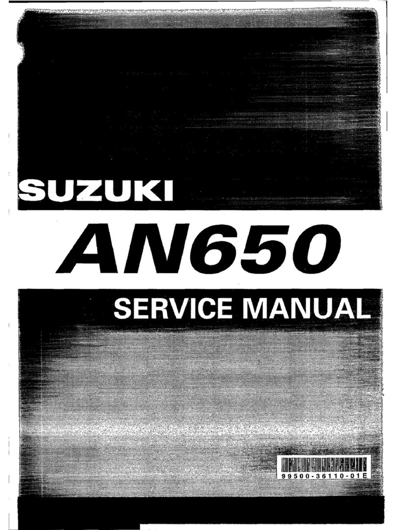 Suzuki AN650 User manual