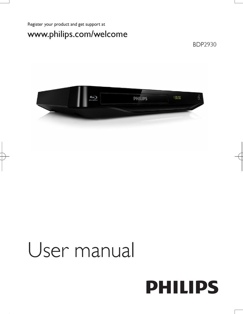 Philips BDP2930 user manual