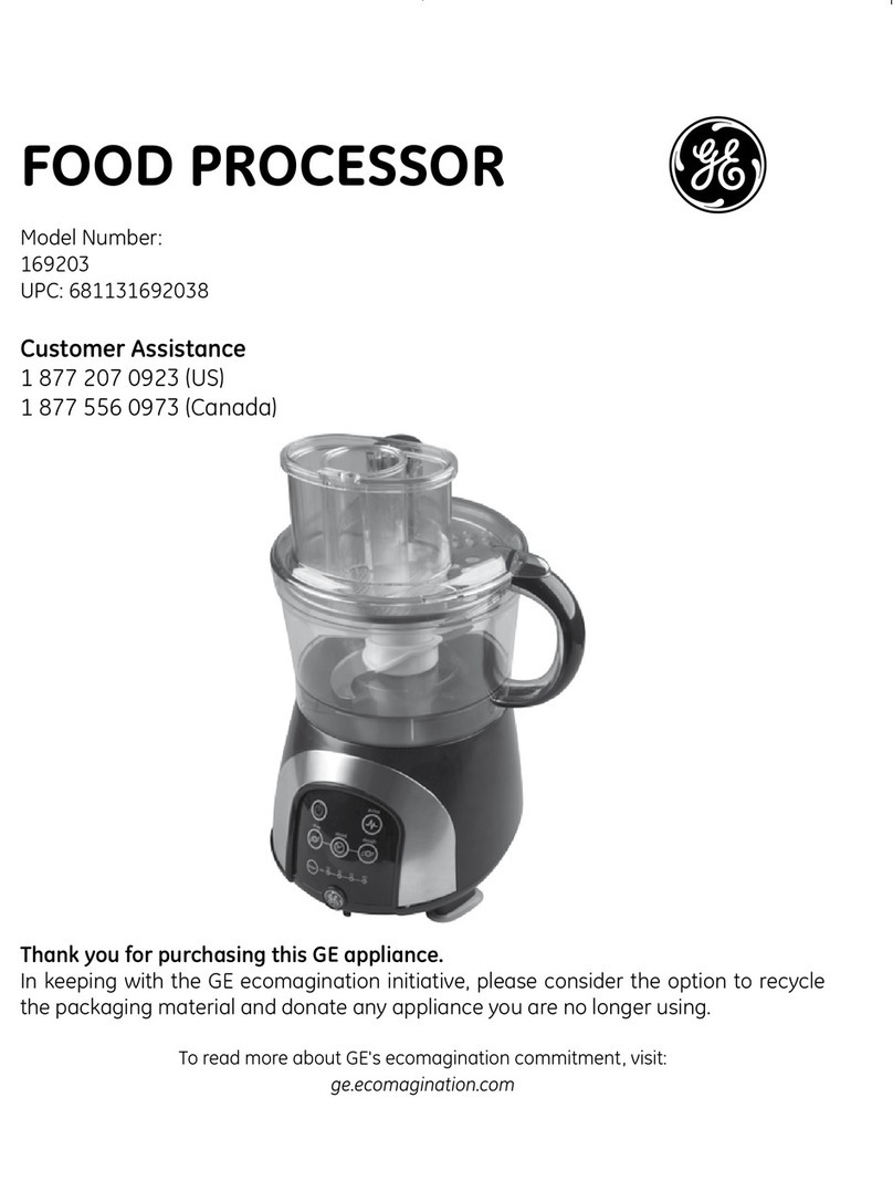 GE 169203 User manual