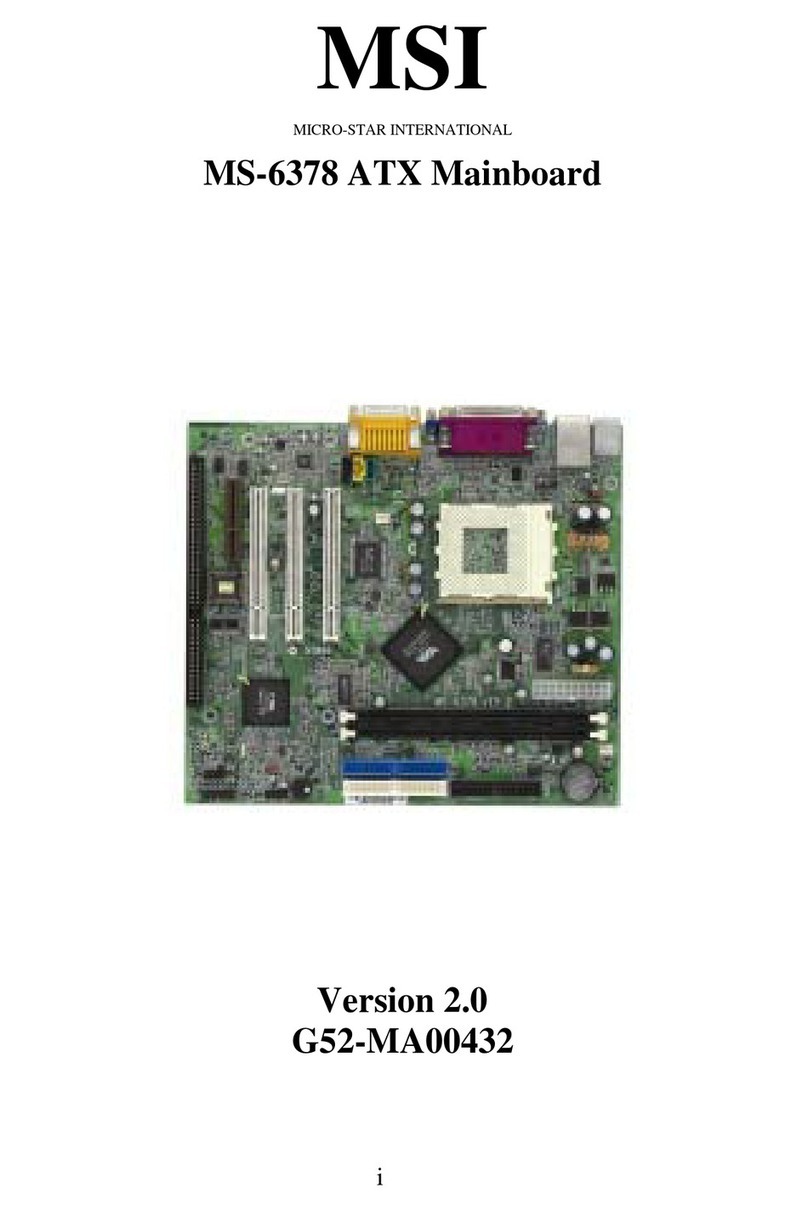 MSI MS-6378 User manual