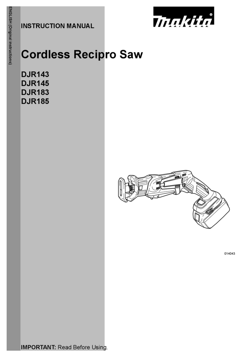 Makita DJR143 User manual