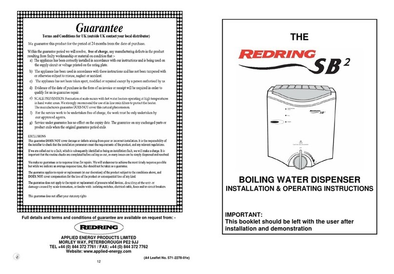 RED-RING SB2 Installation & operating instructions