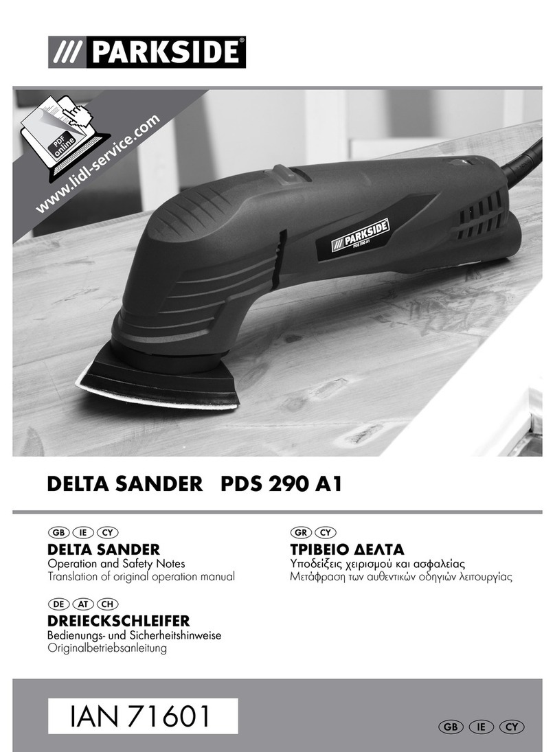 Parkside PDS 290 A1 User manual