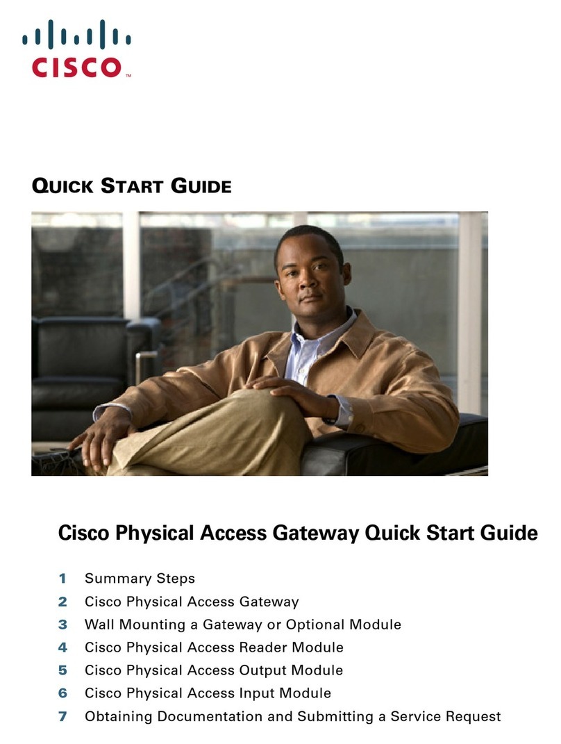 Cisco Physical Access Gateway User manual