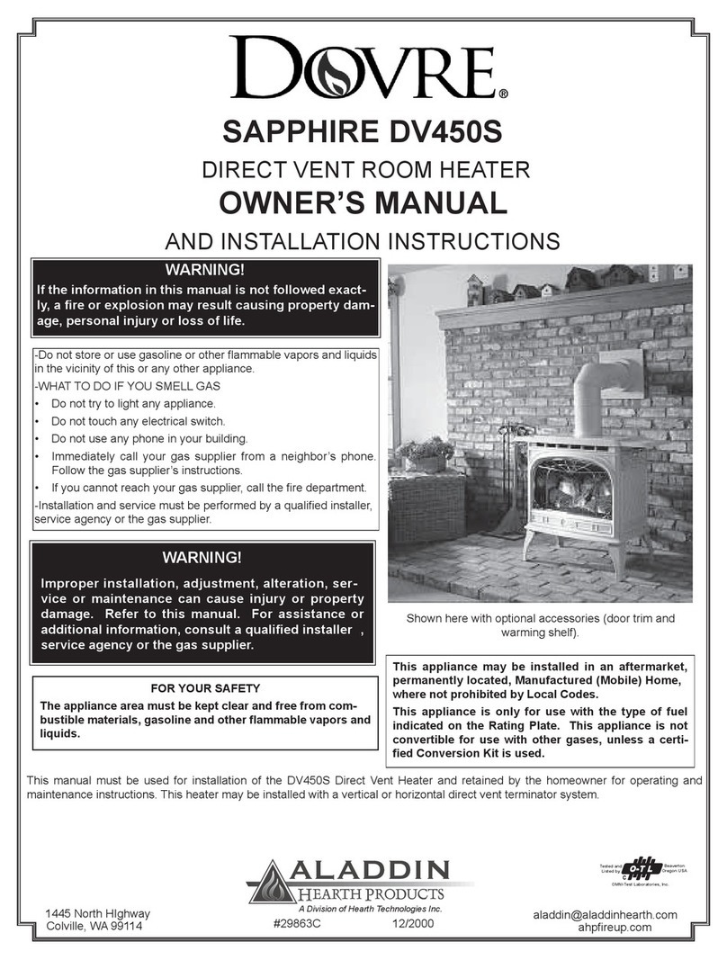 Dovre SAPPHIRE DV450S User manual