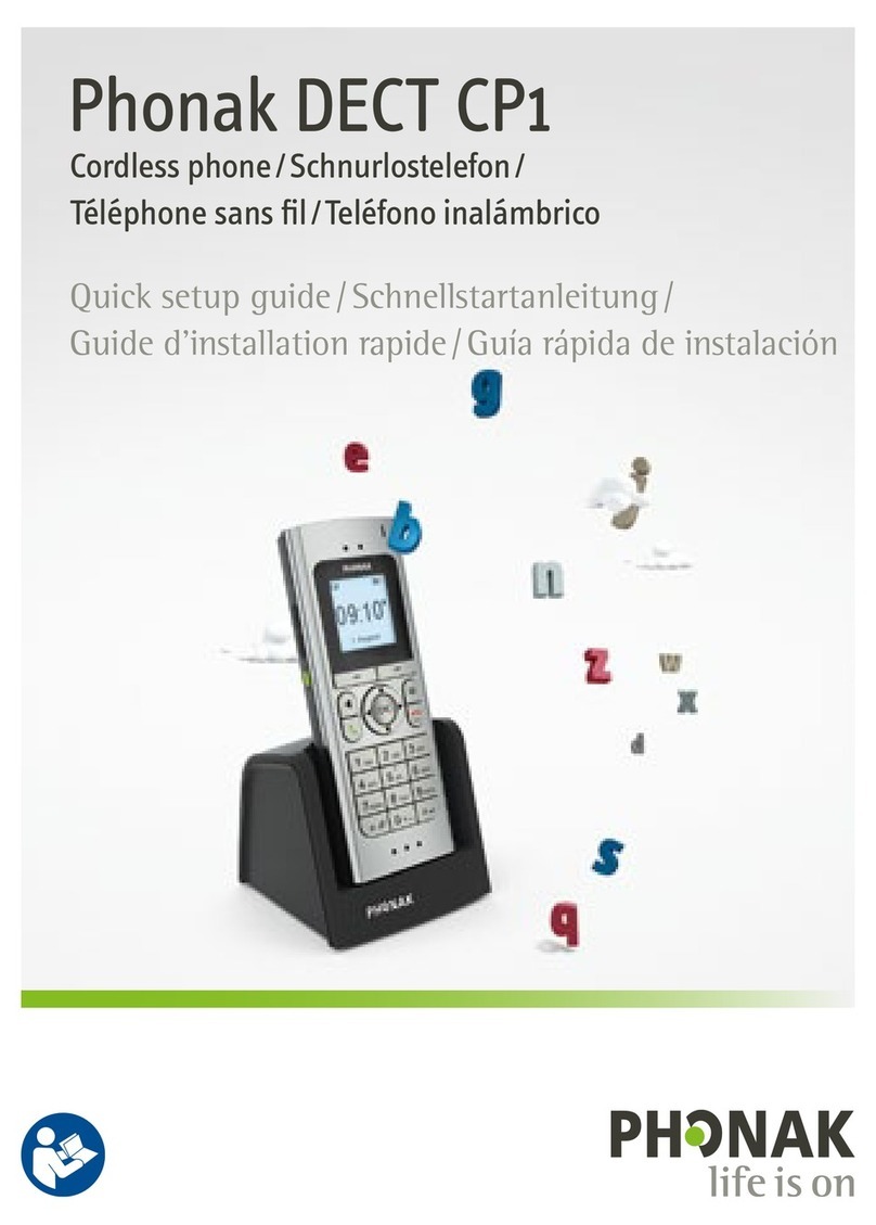 Phonak CP1 User manual