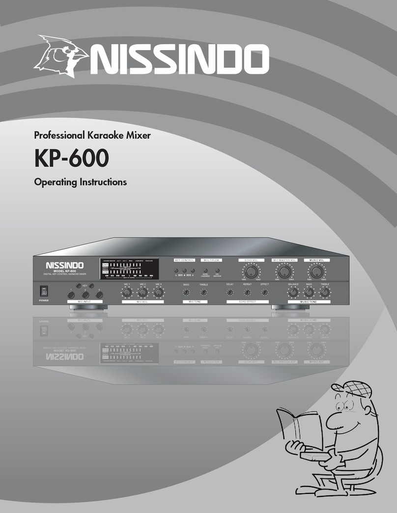 Nissindo KP-600 operating instructions