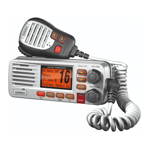 Uniden UM425 VHF DSC owner's manual