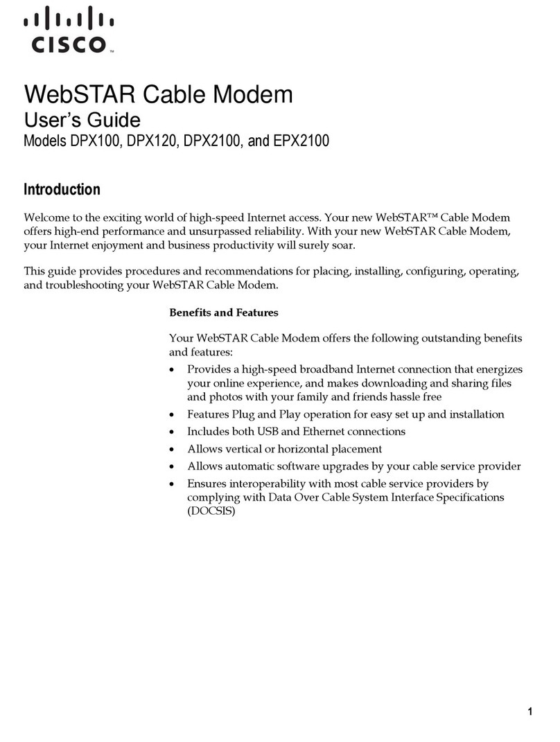 Cisco WebSTAR DPX100 User manual Cisco WebSTAR DPX100 User manual