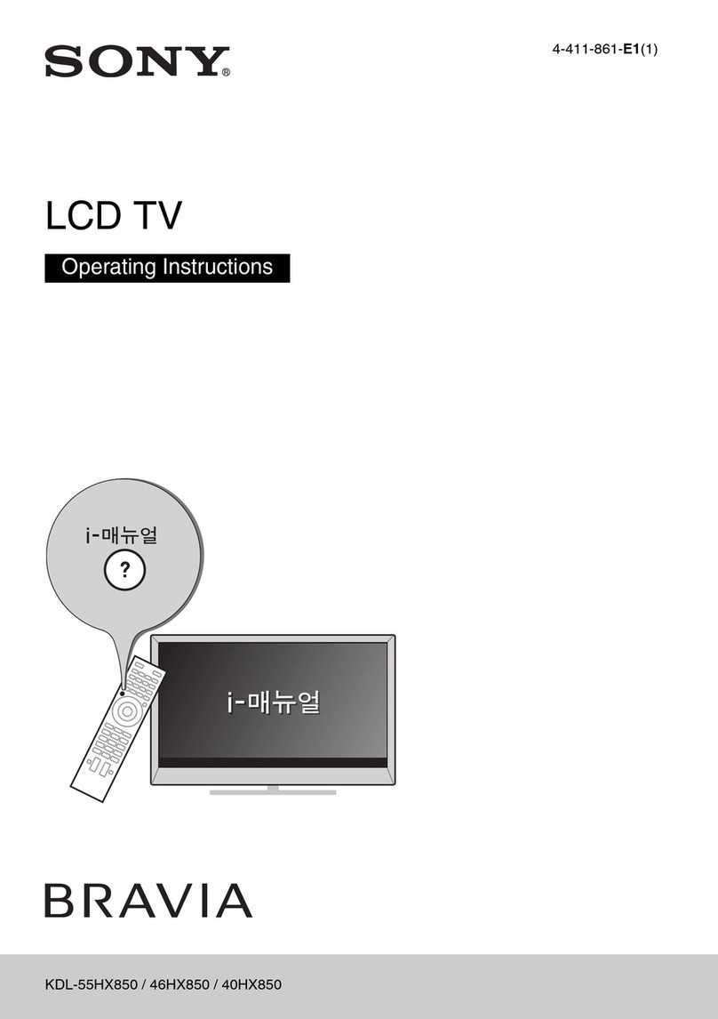 Sony BRAVIA KDL-55HX850 User manual