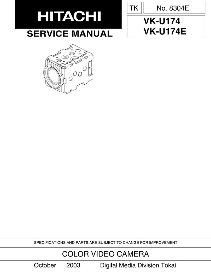 Hitachi VK-U174 User manual