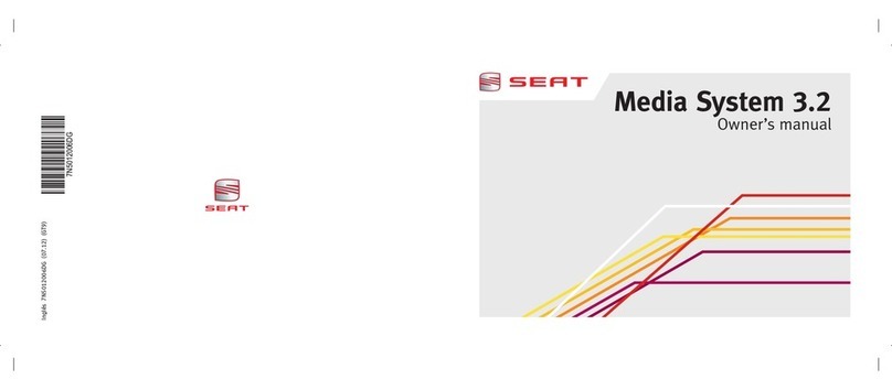 Seat Media System 3.2 owner's manual