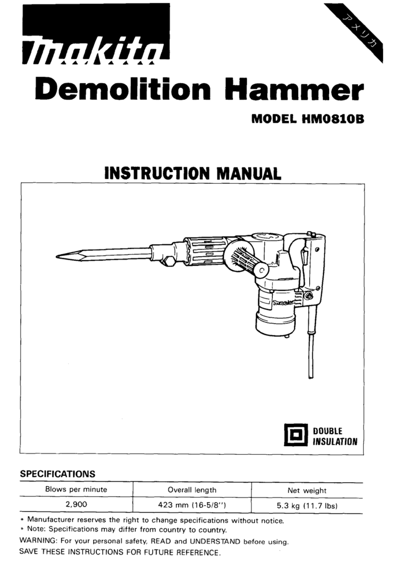 Makita HM0810B instruction manual