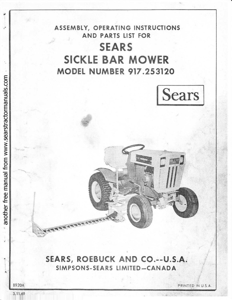Sears 917.253120 Quick reference guide