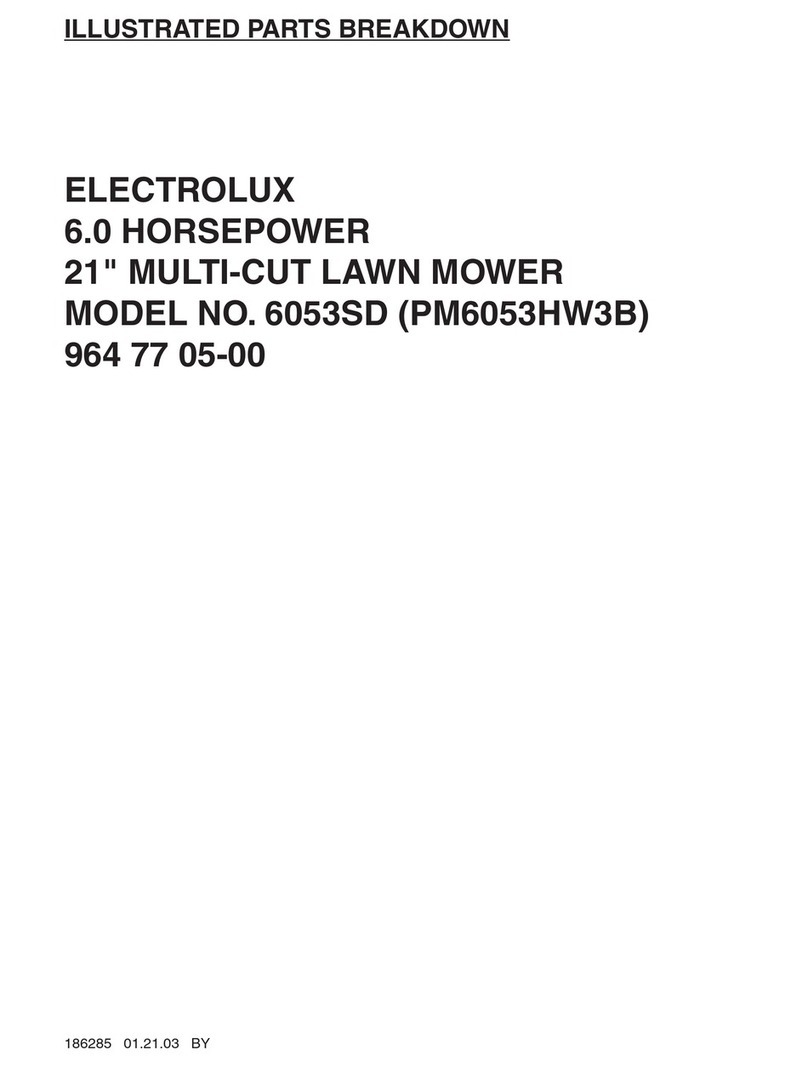 Electrolux 6053SD Illustrated parts breakdown