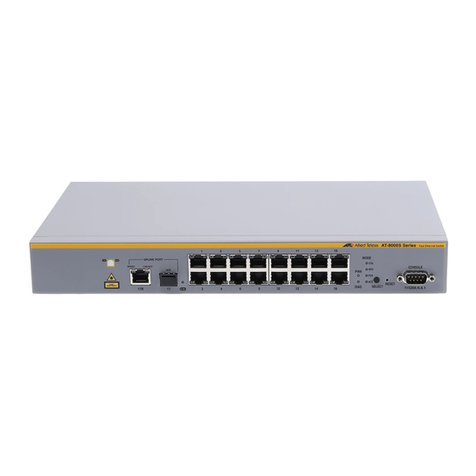 Allied Telesis AT-8000S Series Instruction Manual