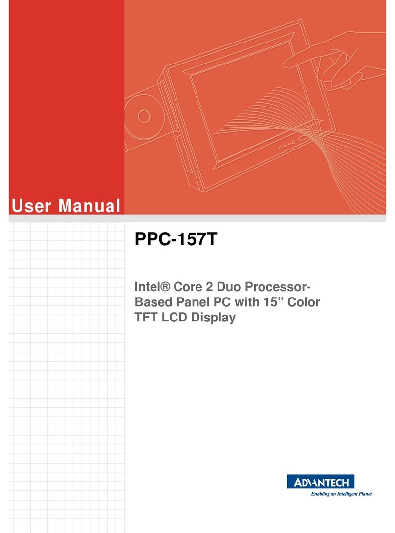 Advantech PPC-157T User manual