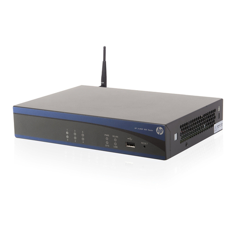 HP A-MSR900 Series User manual