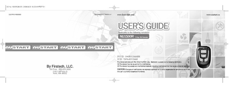 Nustart NU1500R User manual