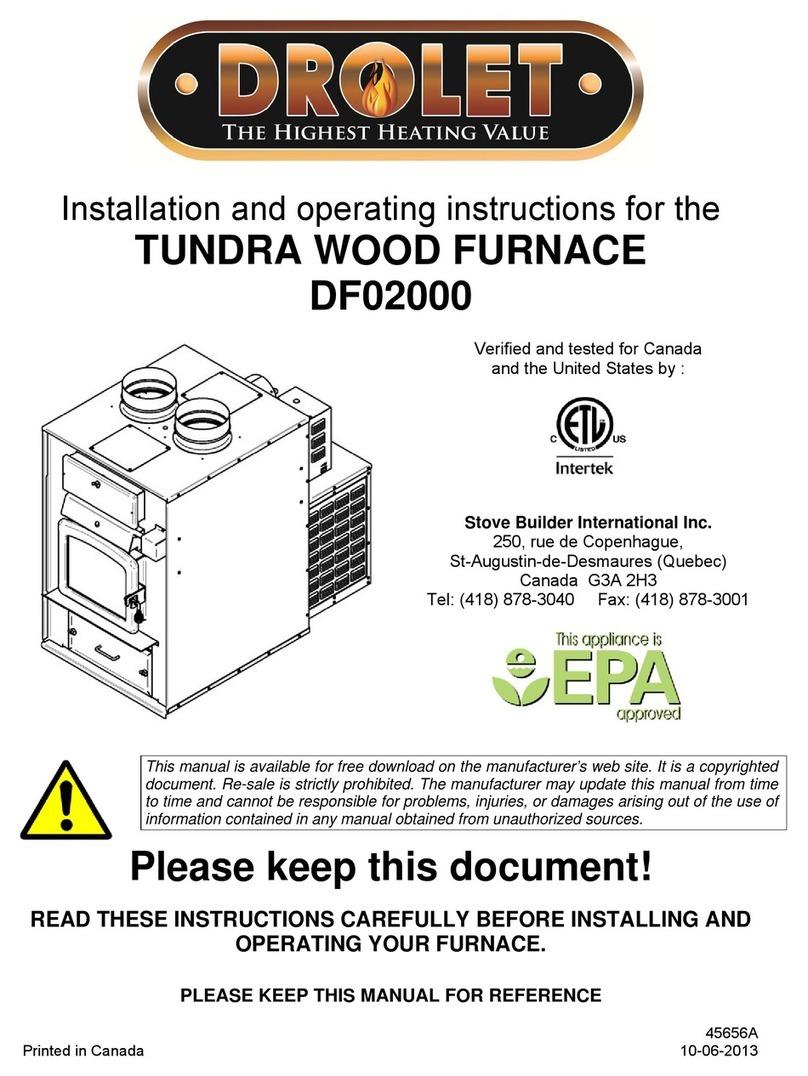 Drolet TUNDRA DF02000 User manual