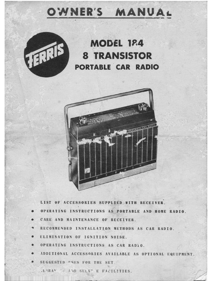 Terris 184 owner's manual